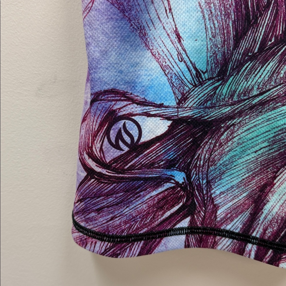 INKnBURN Atalanta Purple Blue Design Tank Top Women’s Sz Large! - Picture 7 of 7